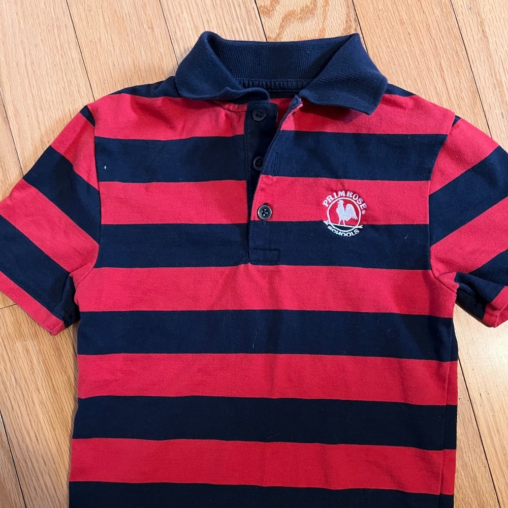 FOUR (4) Primrose school uniform tshirts by Dennis Uniform, size XS